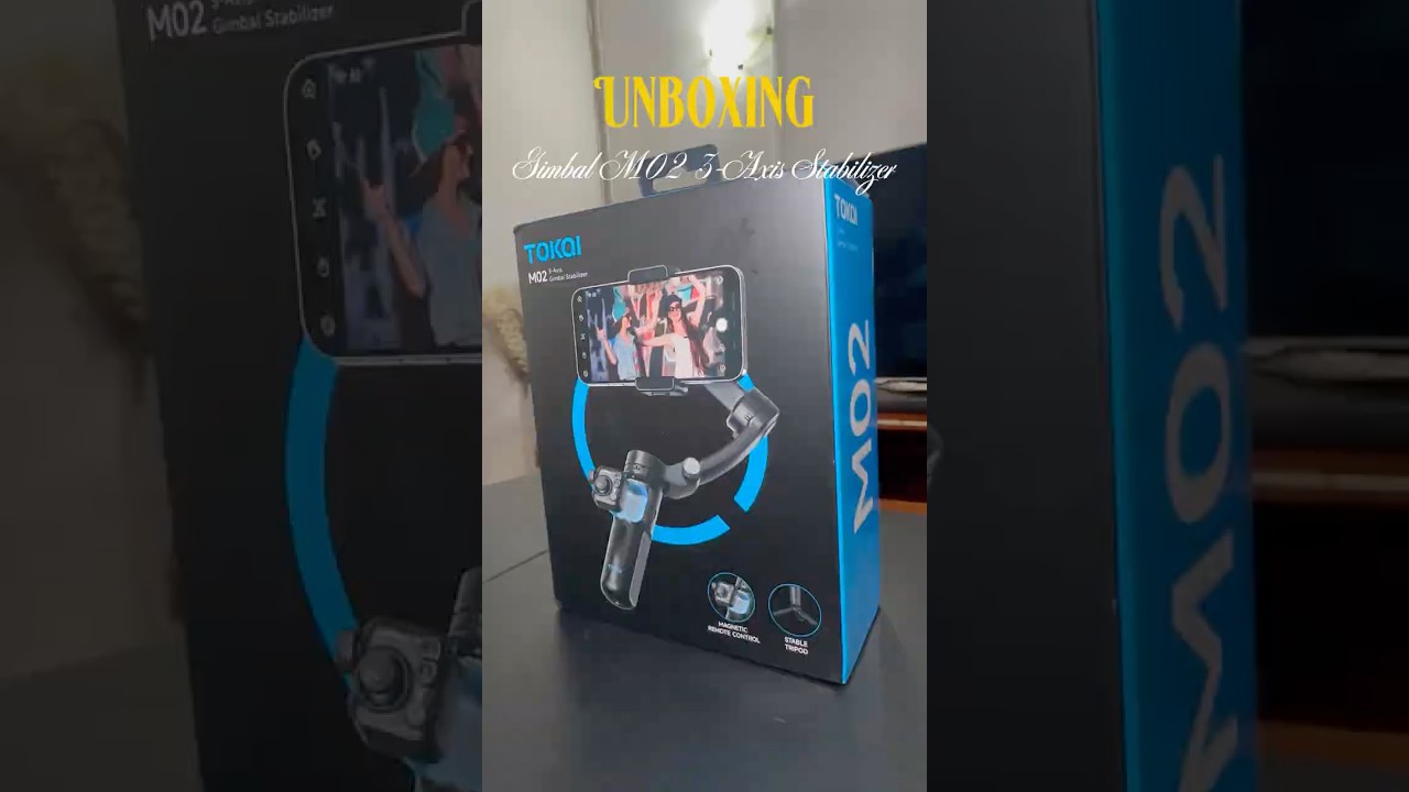 Gimbal stabilizer unboxing
