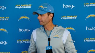 Staley On Injury Updates vs Patriots | LA Chargers