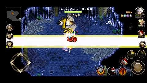 Inotia 4 Black Knight 2str 1dex perfecting skill-crit vs Layer 4 Raging Minotaur