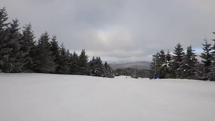 Skiing at Elk Mountain, PA