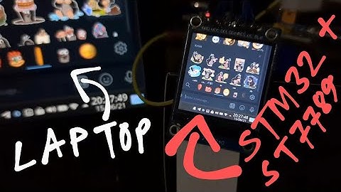 External monitor for PC using STM32F103 and ST7789 | Demo 2 with higher fps