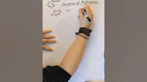 Converse of Pythagoras Theorem