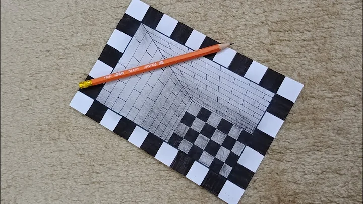 VERY EASY!! HOW TO DRAW 3D HOLE ILLUSION || 3D TRICK ART ON PAPER || EASY 3D DRAWING FOR BEGINNERS