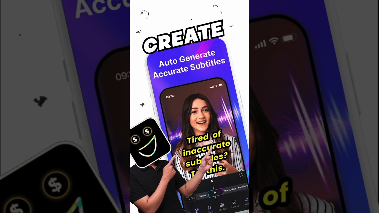 TOP 3 Apps for Creating Auto Subtitles #ai #shorts