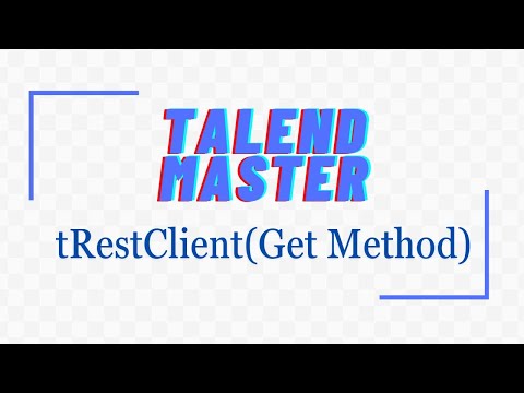 How to use get method in tRestClient component in Talend?