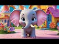 Ellie Elephant Sees the Rainbow 🌈💖 | Color Song for Kids | Fun Learning Rhyme for Toddlers