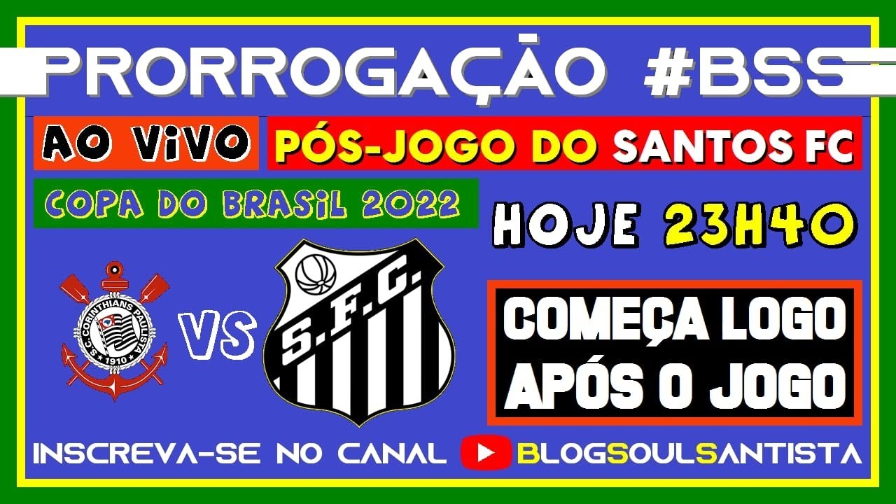Descobrir 87+ imagem canal jogo do santos hoje br.thptnganamst.edu.vn