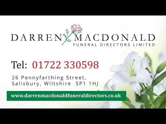 Darren Macdonald Funeral Plans