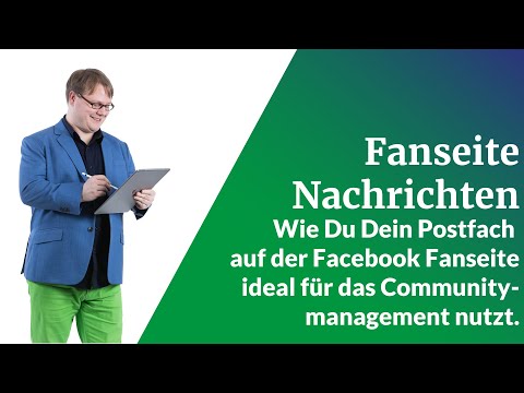 Postfach/Inbox auf der Facebook Fanseite