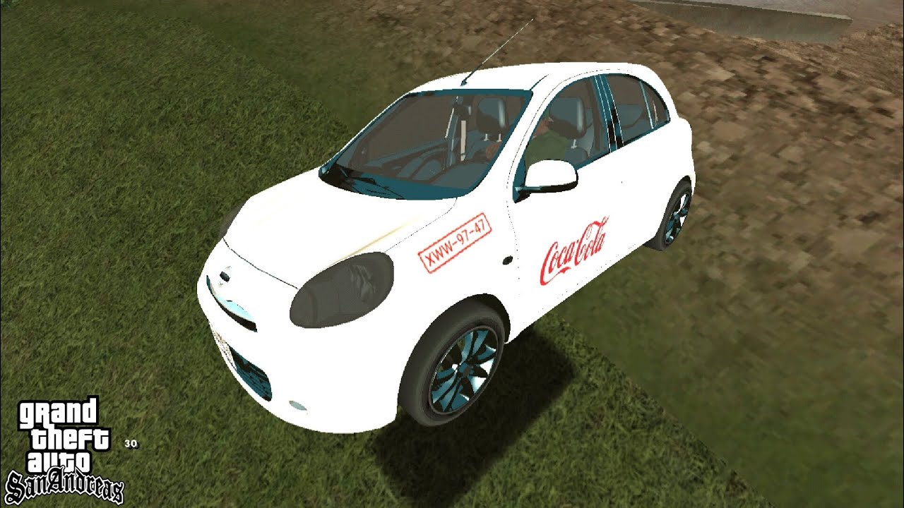 Mod Nissan March Coca Cola Para GTA SA Para Android mega Google Drive ...