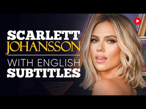 ENGLISH SPEECH | SCARLETT JOHANSSON: Take Time for Yourself (English Subtitles)