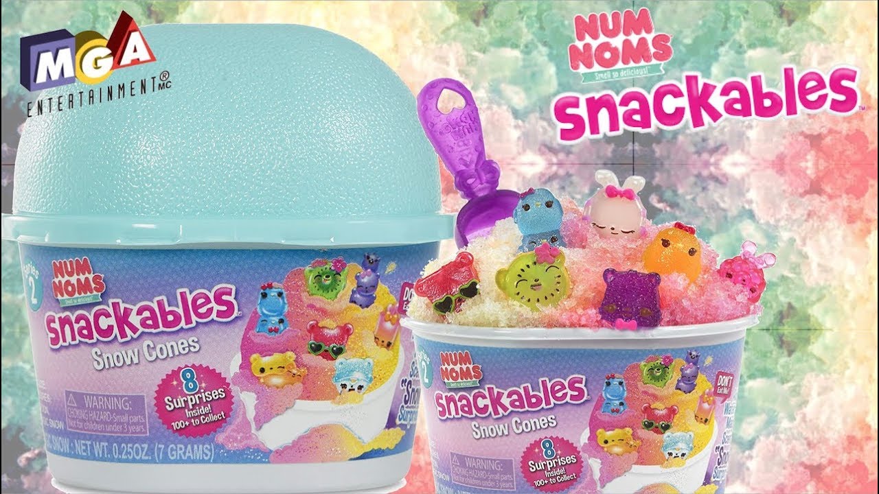Num Noms Snow Cones Series 2 Snackables | Sprinkle Snow - YouTube
