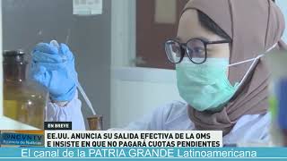 EE UU se retira de la OMS dejando una millonaria deuda