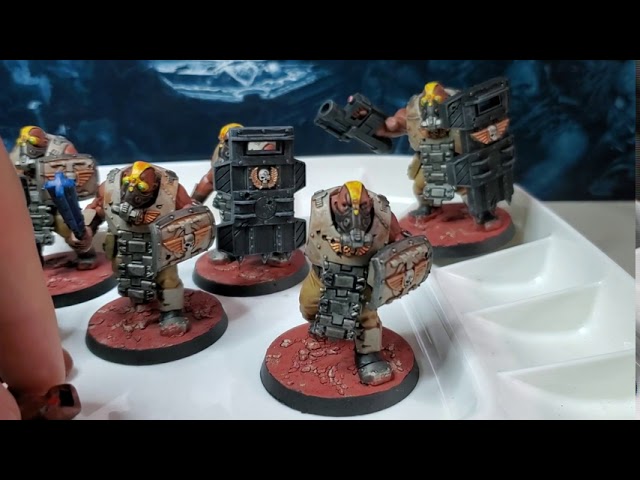 Games Workshop Warhammer 40K - Bullgryns Astra Militarum - Peints Et Assemblés