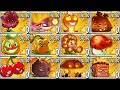 All fire plants powerup in plants vs zombies 2