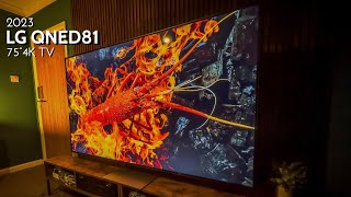 NEW 2023 LG QNED 81 the Big Screen 75' 4K TV for Everyone!