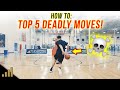 How to: Top 5 Simple Basketball Scoring Moves ANYONE CAN DO!