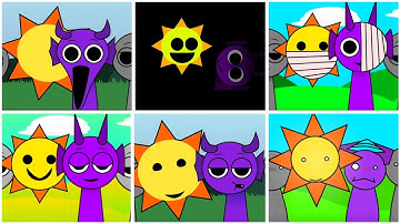 Incredibox - Sprunki But MIX MR SUN AND DURPLE  In All Different Mods