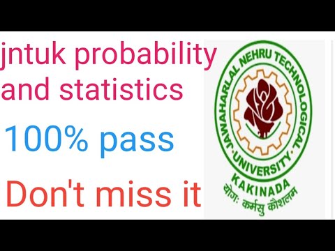 jntuk r19 probability and statistics important topics - YouTube