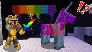 Minecraft SAVE THE RAINBOW UNICORN FROM THE DANGEROUS VILLAGERS !! DON'T LET THE UNICORN DIE !! MAP