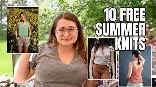 10 FREE Summer Tops You'll Want to Cast On Now | Knitting Podcast