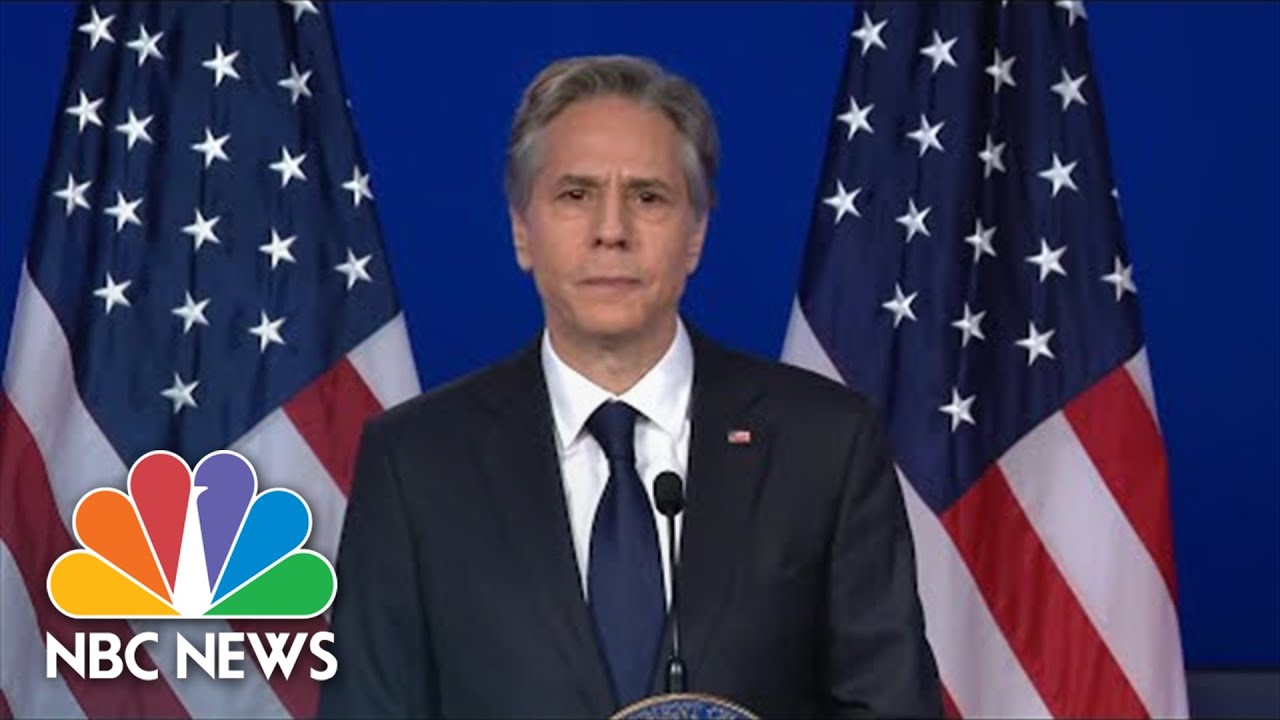 Blinken On U.S. Relationship With China: 'We Aren't Looking For Conflict'