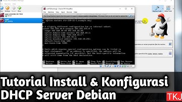 Tutorial menginstal dhcp server dan konfigurasi dhcp server pada debian 9 | DHCP SERVER DEBIAN