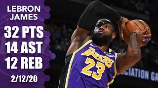 LeBron James posts monstrous triple-double in Lakers vs. Nuggets | 2019-20 NBA Highlights