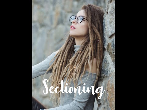 How to section your hair when making dreadlocks