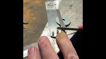 Making the liner lock for a folding knife.