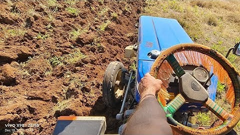 4K POV ASMR | Swaraj Tractor Ploughing the Fields – Deep Engine & Soil Sounds