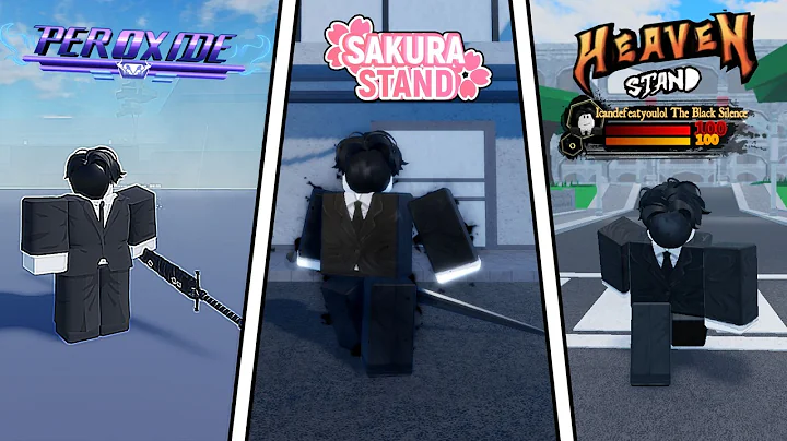 Obtaining Black Silence In Different Roblox Games (Heaven Stand, Sakura Stand, and Peroxide)
