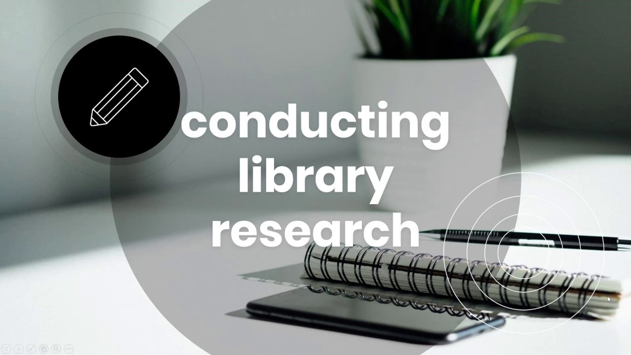 how to conduct library research