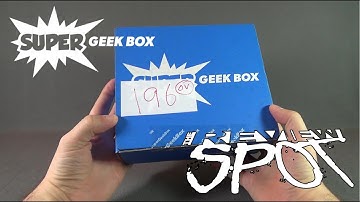 Subscription Spot - Super Geek Box September 2016 "Rumble" Subscription Box UNBOXING!