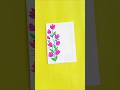 6 Easy Flowers Corner 🌺🍭School Project Front Page Design #shorts #schoolproject #borderart #ytshorts