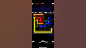 FLOW FREE MANIAS 7X7 LEVEL 107 COMPLETE SOLUTION #android #games #level #flowfree #solutio