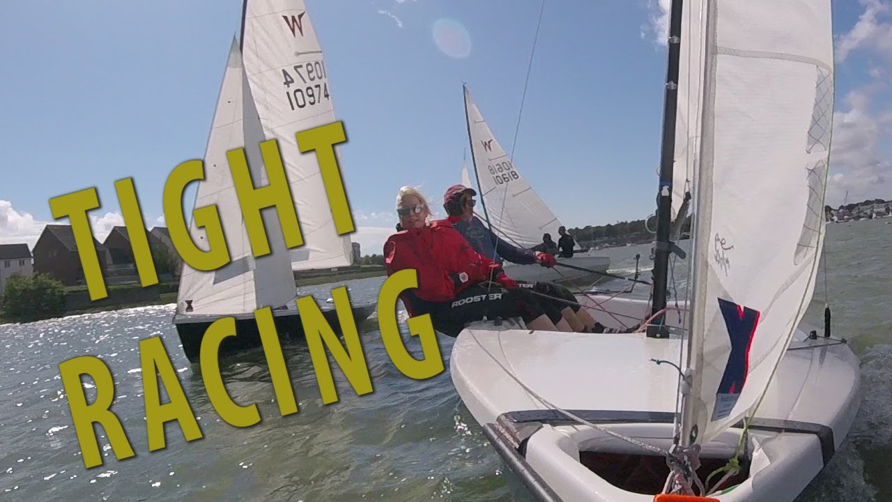 TIGHT WAYFARER RACING AT MEDWAY YACHT CLUB