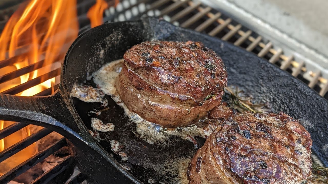 Bacon Wrapped Grilled Filet Mignon YouTube