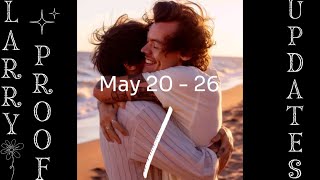 Larry Proof/Updates May 20 - 26 #onedirection #harrystyles #larrystylinson #louistomlinson