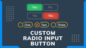 Custom Radio Input Button using HTML and CSS || Input Type Radio