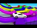 Learn Colors and Shapes For kids with Transport Truck Transporting Cars | Kids Educational 2023