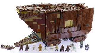 Lego Wars 75059 Sandcrawler™ Ultimate Collectors Series Lego Speed Build Review - YouTube