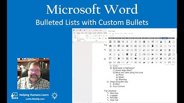 Microsoft Word Trick: Use ANY Picture as a Bullet Point (Custom Image Bullets)