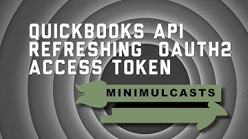 QuickBooks API OAuth2 – refreshing tokens