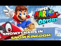 Snowy Chaos in Snow Kingdom! Mr Penguin Braves the Blizzard ❄️🐧 | Super Mario Odyssey