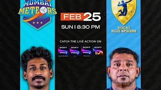 Mumbai Meteors vs Kochi Blue Spikers | Hindi Highlights | Prime Volleyball League | 25th Feb 24