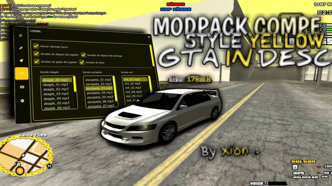 [SHARE] MODPACK COMPE STYLE YELLOW By Xion🕷🕸 || GTA IN DESC || GTA SAMP ...