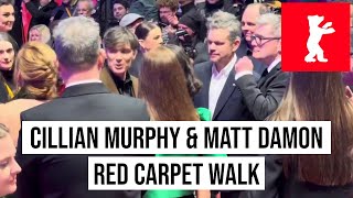 15.02.2024 #Berlin Cillian Murphy/Matt Damon: Red Carpet Walk at #Berlinale Film Festival Opening