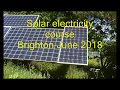 Solar electricity course in Brighton June 2018