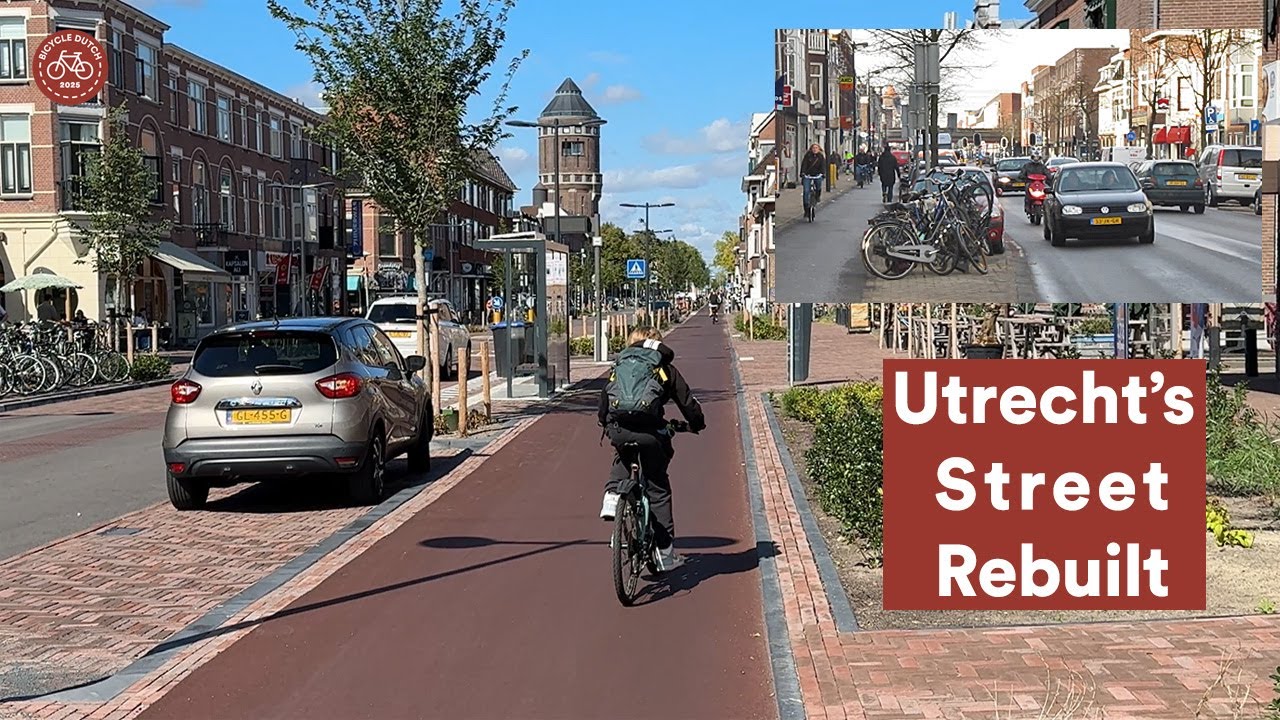 Utrecht’s Rebuilt Amsterdamsestraatweg: A Cycle-Friendly Street for the Future